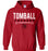 Tomball High School Cougars Red Hoodie 03