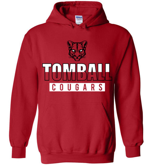 Tomball High School Cougars Red Hoodie 23