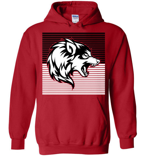 Langham Creek High School Lobos Red Hoodie 27