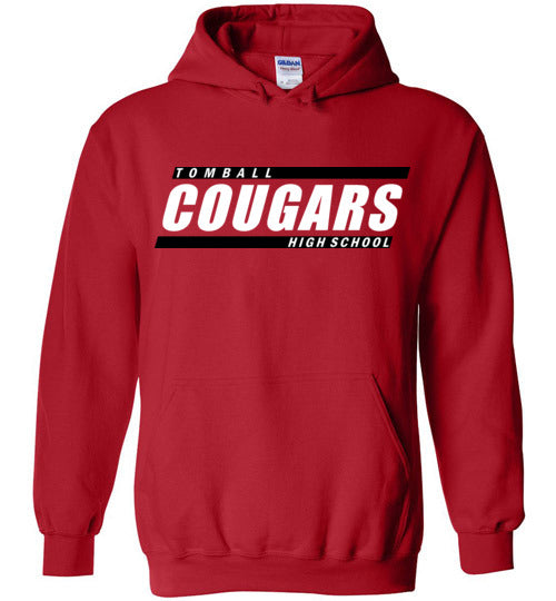 Tomball High School Cougars Red Hoodie 72