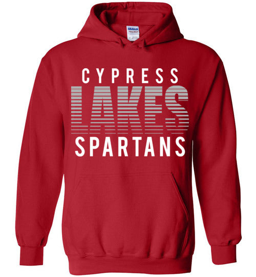 Cypress Lakes High School Spartans Red Hoodie 24