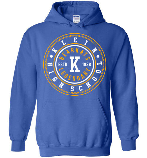 Klein Bearkats - Design 26 - Royal Blue Hoodie