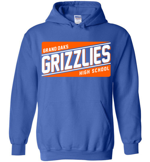 Grand Oaks High School Grizzlies Royal Blue Hoodie 84