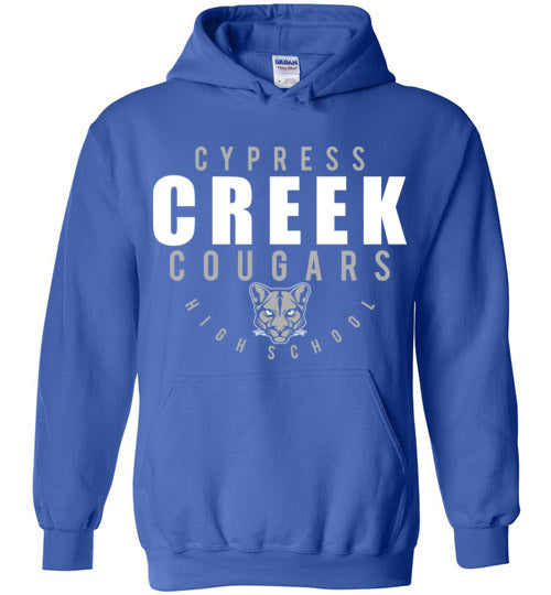 Cypress Creek High School Cougars Royal Blue Hoodie 12