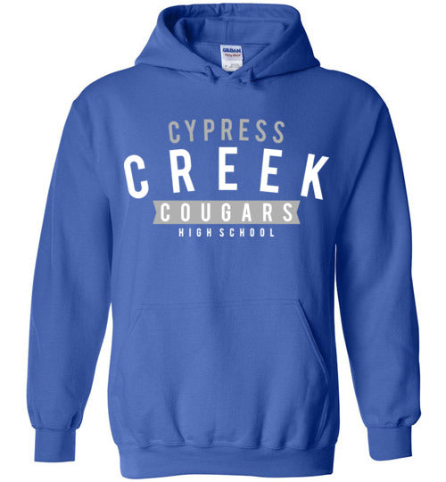 Cypress Creek High School Cougars Royal Blue Hoodie 21