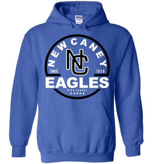 New Caney Eagles High School Royal Hoodie 04