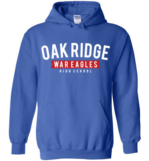 Oak Ridge High School War Eagles Royal Blue Hoodie 21