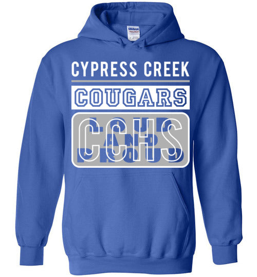 Cypress Creek High School Cougars Royal Blue Hoodie 86