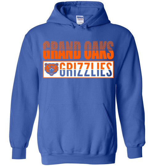 Grand Oaks High School Grizzlies Royal Blue Hoodie 31