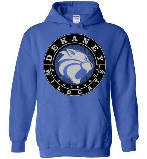 Dekaney High School Wildcats Royal Blue Hoodie 02