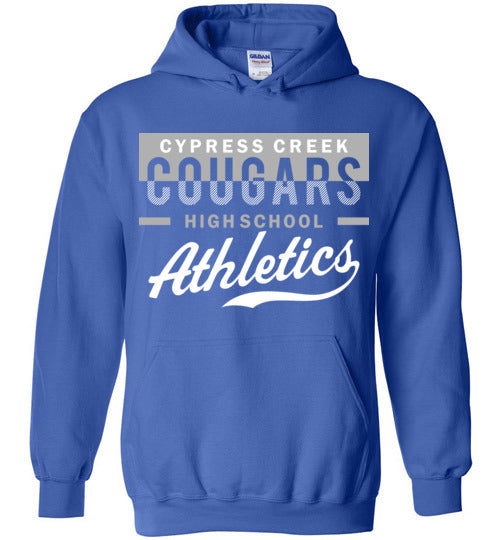 Cypress Creek High School Cougars Royal Blue Hoodie 48