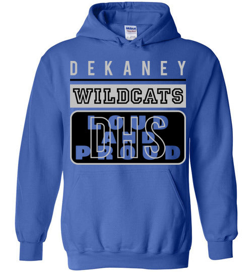 Dekaney High School Wildcats Royal Blue Hoodie 86