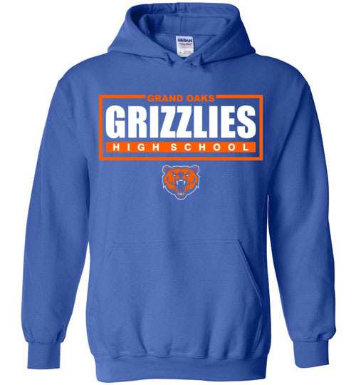 Grand Oaks High School Grizzlies Royal Blue Hoodie 49