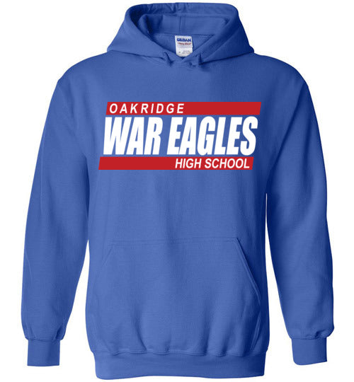 Oak Ridge High School War Eagles Royal Blue Hoodie 72
