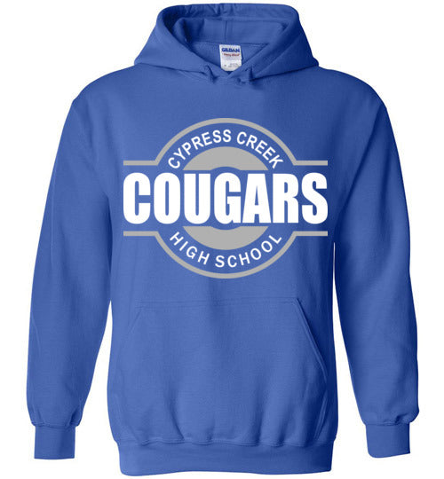 Cypress Creek High School Cougars Royal Blue Hoodie 11