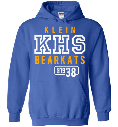 Klein Bearkats - Design 08 - Royal Blue Hoodie