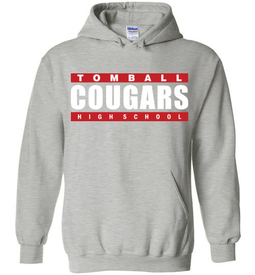 Tomball High School Cougars Sports Grey Hoodie 98