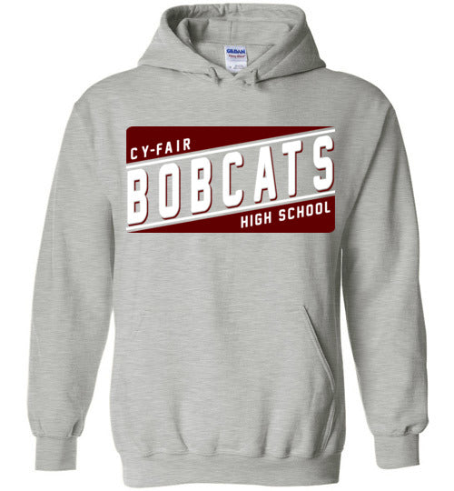 Cy-Fair High School Bobcats Sports Grey Hoodie 84