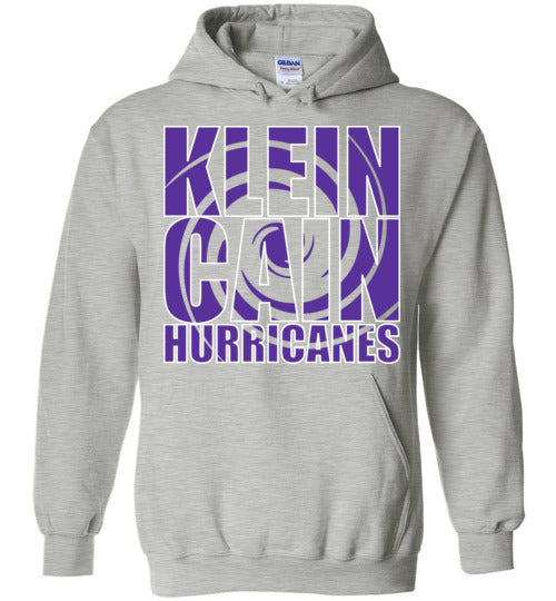 Klein Cain High School Hurricanes Sports Grey Hoodie 20