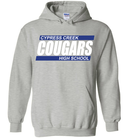 Cypress Creek High School Cougars Sports Grey Hoodie 72