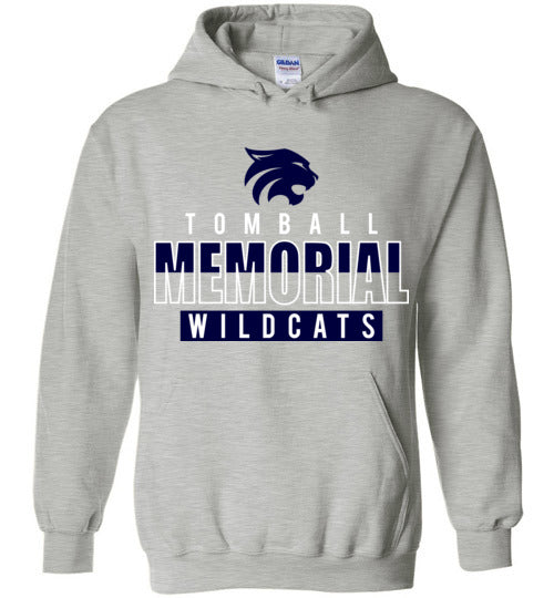 Tomball Memorial High School Wildcats Sports Grey Hoodie 23