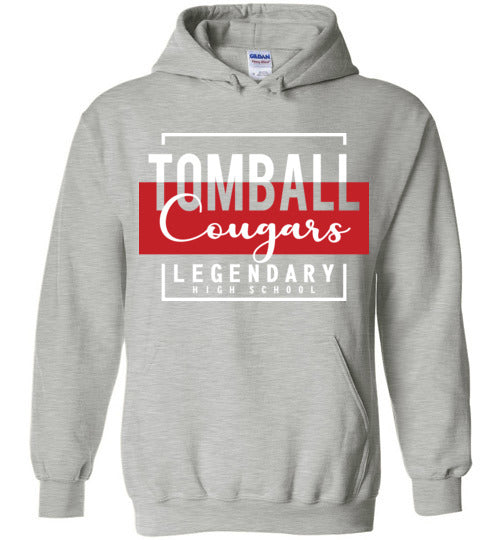 Tomball High School Cougars Sports Grey Hoodie 05