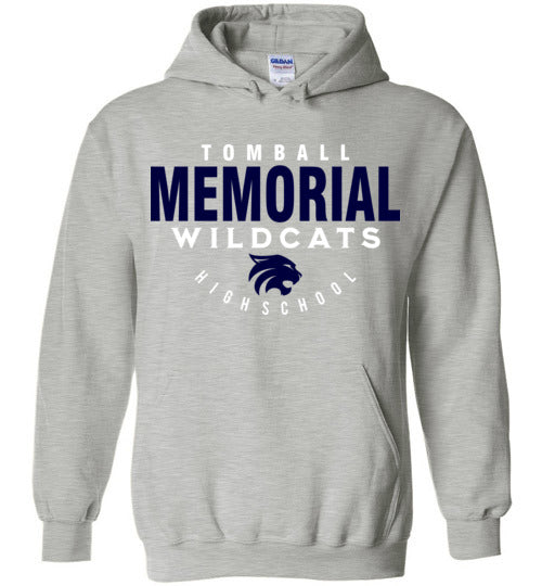 Tomball Memorial High School Wildcats Sports Grey Hoodie 12