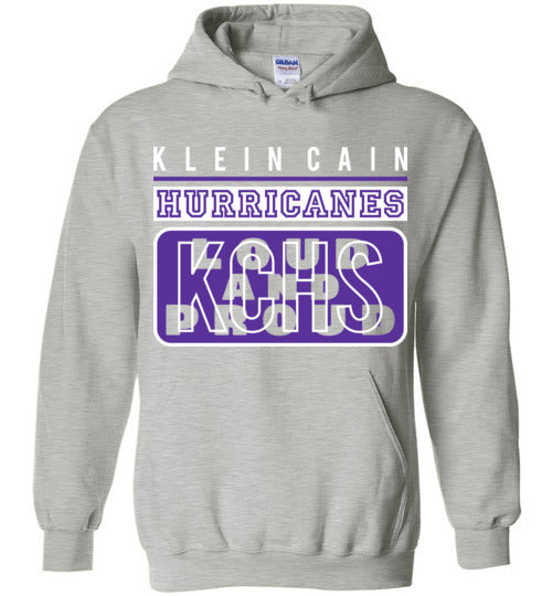 Klein Cain High School Hurricanes Sports Grey Hoodie 86