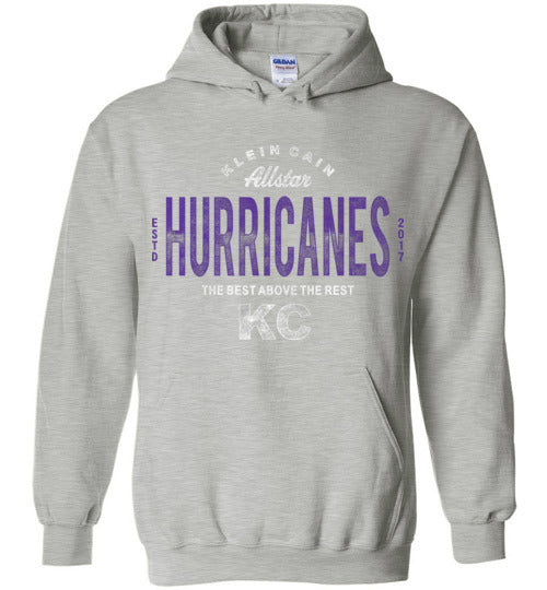 Klein Cain High School Hurricanes Sports Grey Hoodie 40