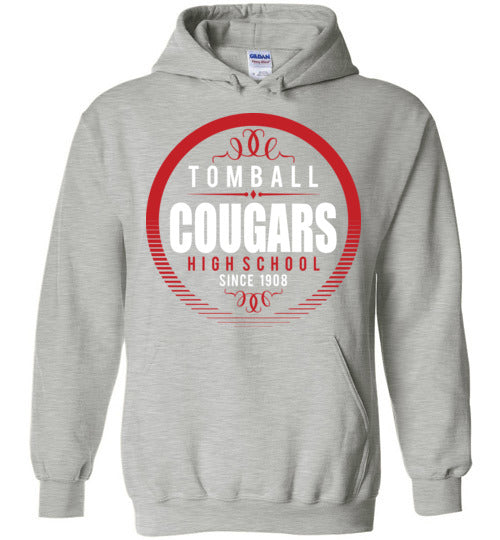 Tomball High School Cougars Sports Grey Hoodie 38