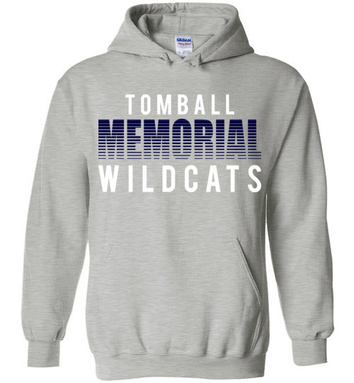 Tomball Memorial High School Wildcats Sports Grey Hoodie 24