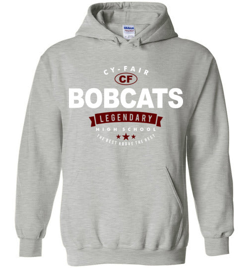 Cy-Fair High School Bobcats Sports Grey Hoodie 44