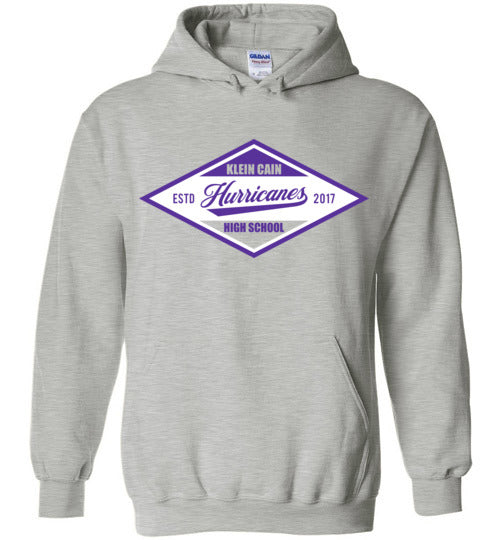 Klein Cain Hurricanes - Design 13 - Grey Hoodie