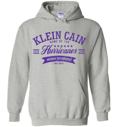 Klein Cain Hurricanes - Design 96 - Grey Hoodie