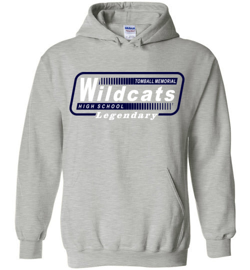 Tomball Memorial High School Wildcats Sports Grey Hoodie 10