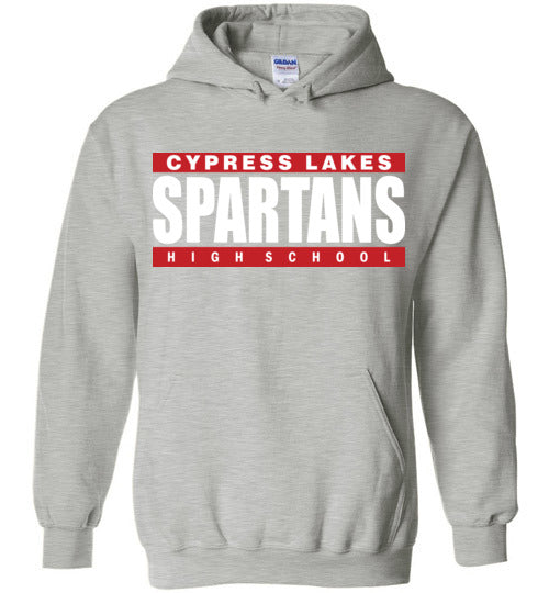 Cypress Lakes High School Spartans Sports Grey Hoodie 98