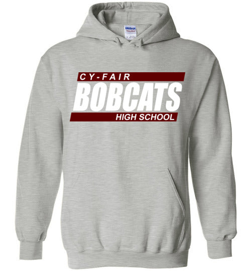 Cy-Fair High School Bobcats Sports Grey Hoodie 72