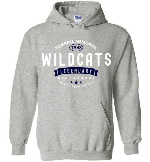 Tomball Memorial High School Wildcats Sports Grey Hoodie 44