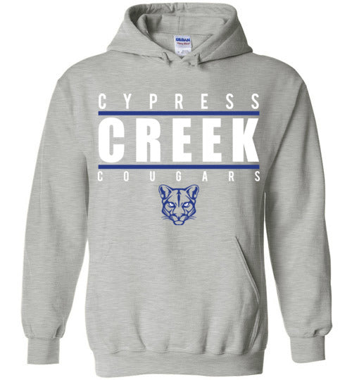 Cypress Creek High School Cougars Sports Grey Hoodie 07