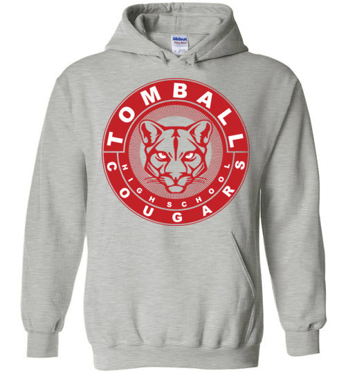 Tomball High School Cougars Sports Grey Hoodie 02