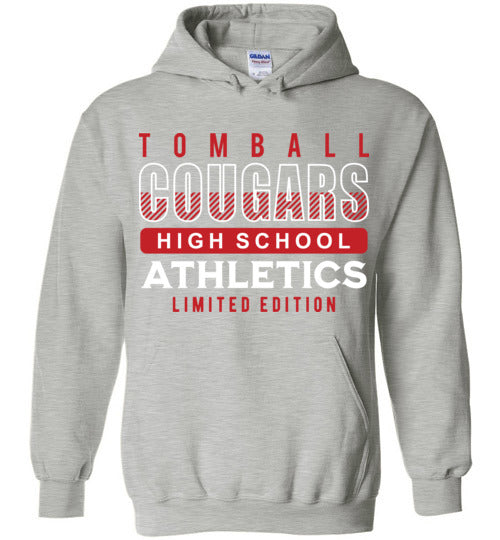 Tomball High School Cougars Sports Grey Hoodie 90