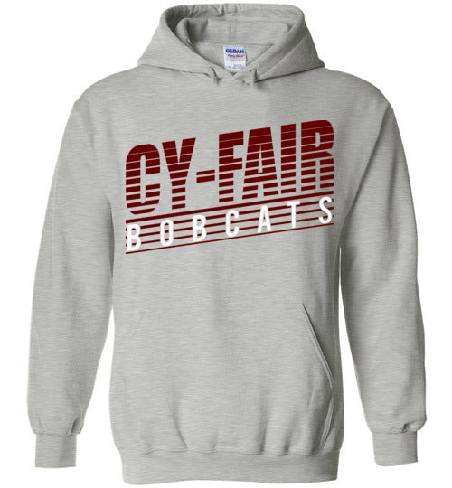 Cy-Fair High School Bobcats Sports Grey Hoodie 32