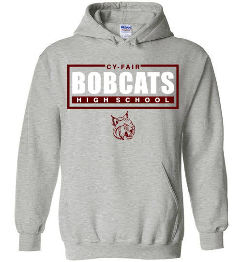 Cy-Fair High School Bobcats Sports Grey Hoodie 49