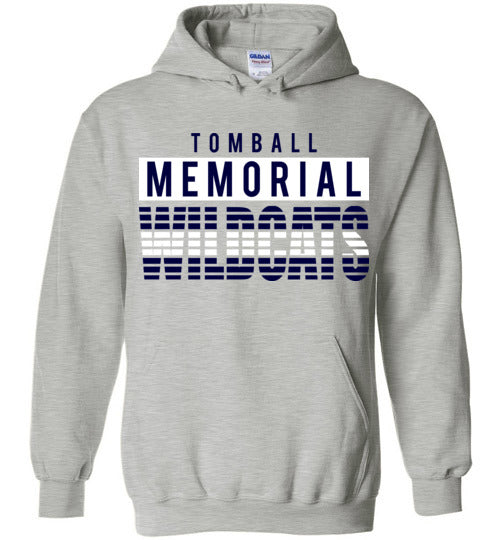Tomball Memorial High School Wildcats Sports Grey Hoodie 35