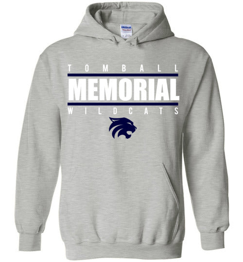 Tomball Memorial High School Wildcats Sports Grey Hoodie 07