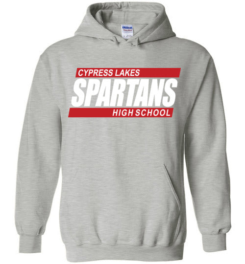 Cypress Lakes High School Spartans Sports Grey Hoodie 48