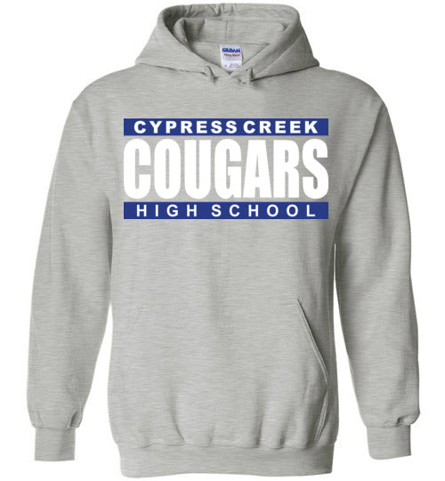 Cypress Creek High School Cougars Sports Grey Hoodie 98