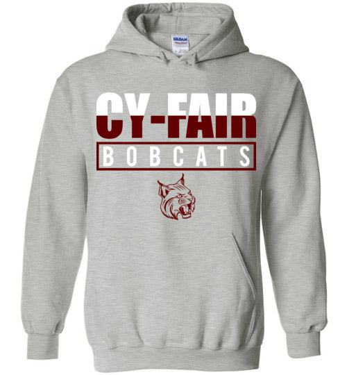 Cy-Fair High School Bobcats Sports Grey Hoodie 29