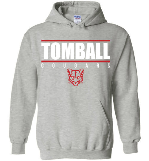 Tomball High School Cougars Sports Grey Hoodie 07