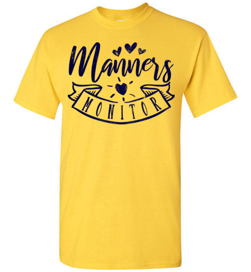 Daisy Unisex Teacher T-shirt - Design 38 - Manners Monitor